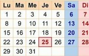 Calendrier des Tournois du BCV Décembre 2025