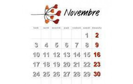 Calendrier des Tournois du BCV Novembre 2025