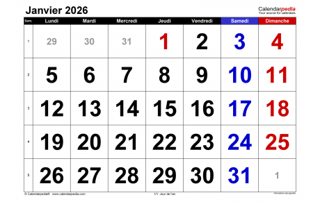 Calendrier des Tournois du BCV Janvier 2026